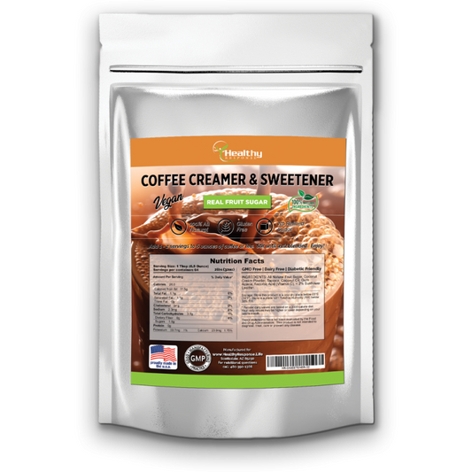 Vegan All Natural Dairy Free Coffee & Tea Creamer & Sweetener 2 lb.