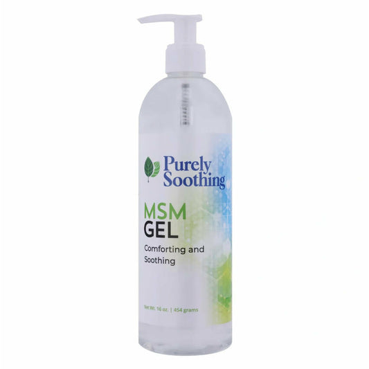 MSM GEL PUMP BOTTLE 16 oz - By using “OptiMSM” as our only MSM, the purity of the product allows us to now manufacture products that are Self-Preserving/Preservative-Free!