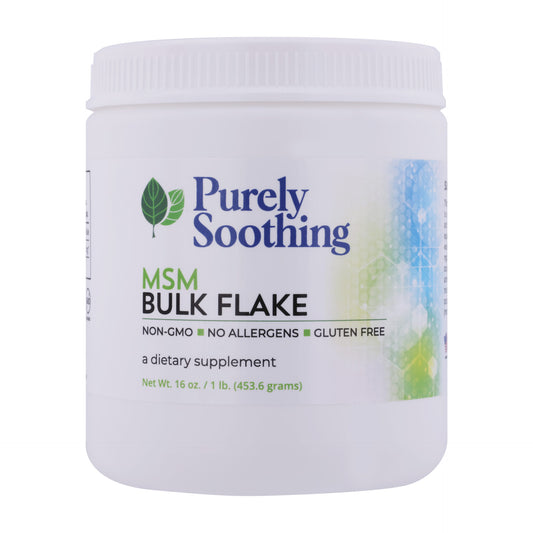MSM BULK FLAKE 16 oz - By using “OptiMSM” as our only MSM, the purity of the product allows us to now manufacture products that are Self-Preserving/Preservative-Free!
