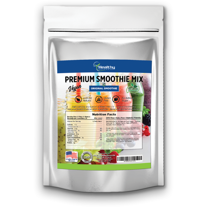 Vegan Premium All Natural Fruit Infused Smoothie Mix